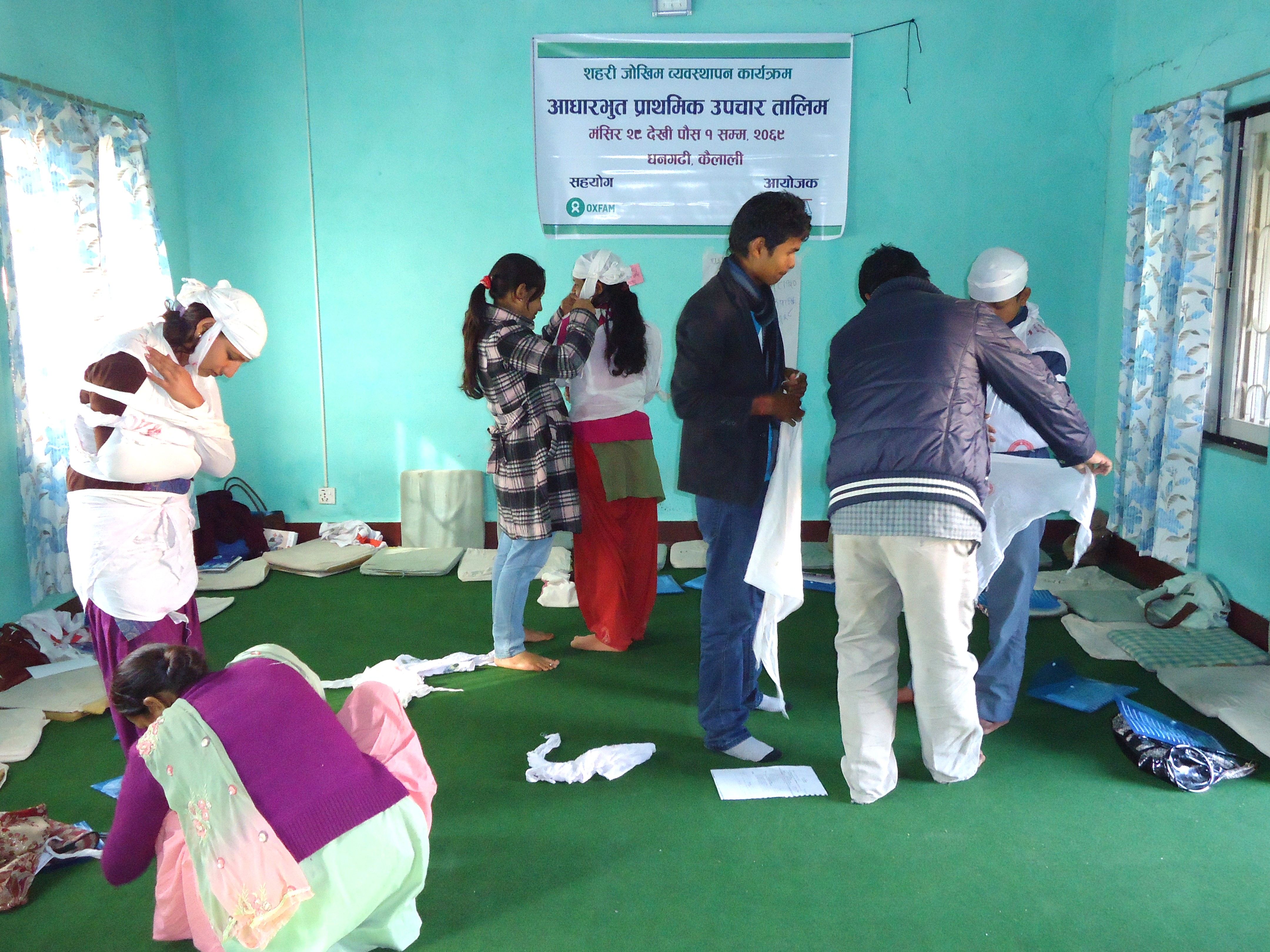 Basic first aid training