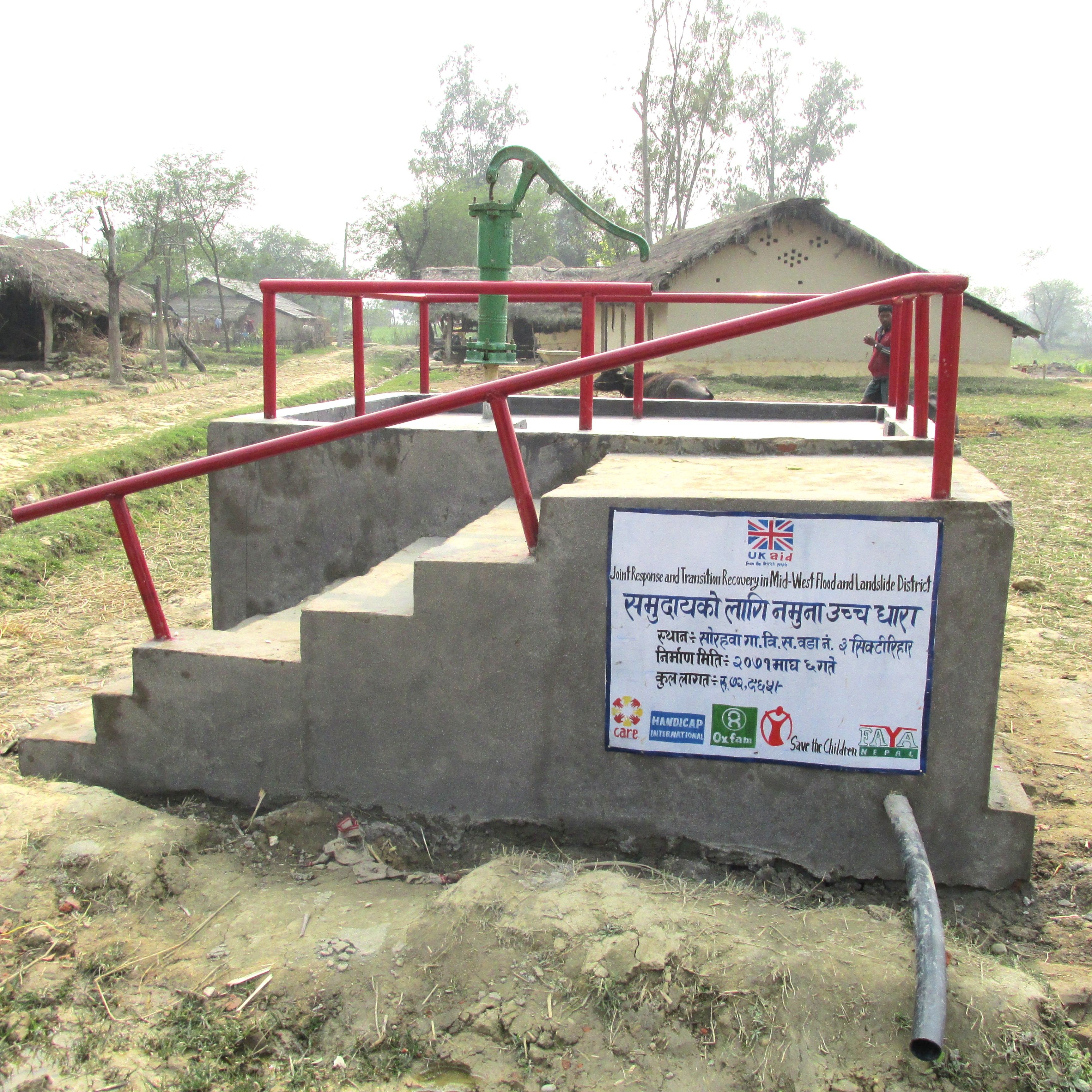 Newly constructed  handpump