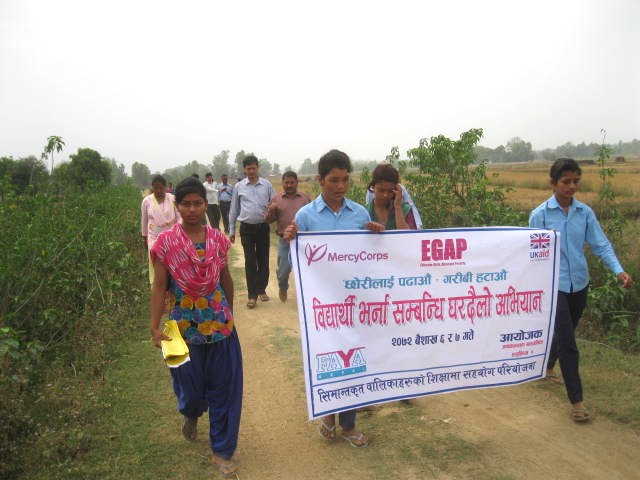 Door-to-Door Program on Student Enrollment